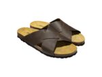 Paradise Bios - Dakota 175007 - Παντόφλα Ανδρική Δερμάτινη Καφέ
