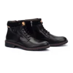 Pikolinos YORK M2M - Leather ankle boots with lace and zip fastening - Δερμάτινο Μποτάκι Ανδρικό Μαύρο - Image 7