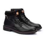 Pikolinos YORK M2M - Leather ankle boots with lace and zip fastening - Δερμάτινο Μποτάκι Ανδρικό Μαύρο