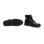 Pikolinos YORK M2M - Leather ankle boots with lace and zip fastening - Δερμάτινο Μποτάκι Ανδρικό Μαύρο - Image 5