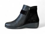 Comfort Class - 1345-NAPA NEGRA-SERRAJE LUX NEGRO - Μποτάκι Ανατομικό Γυναικείο με Φερμουάρ - Μαύρο - Image 3